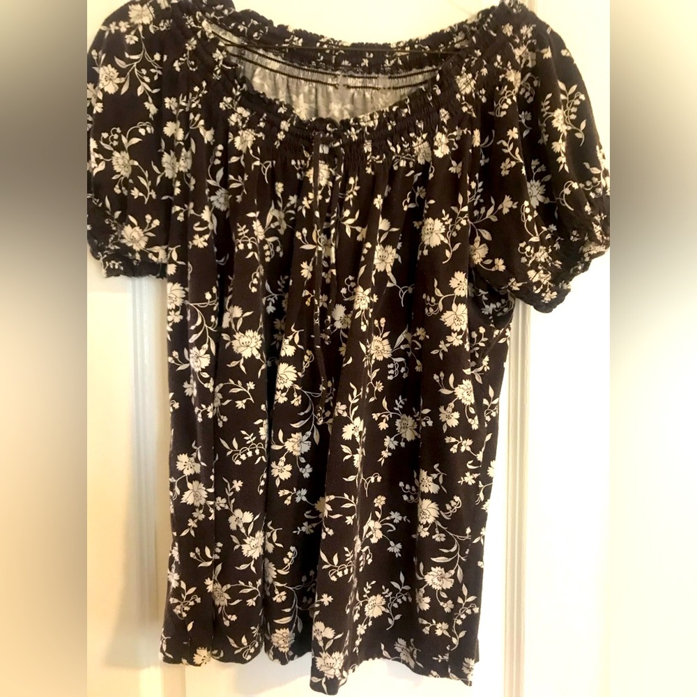 American Living Floral Tops